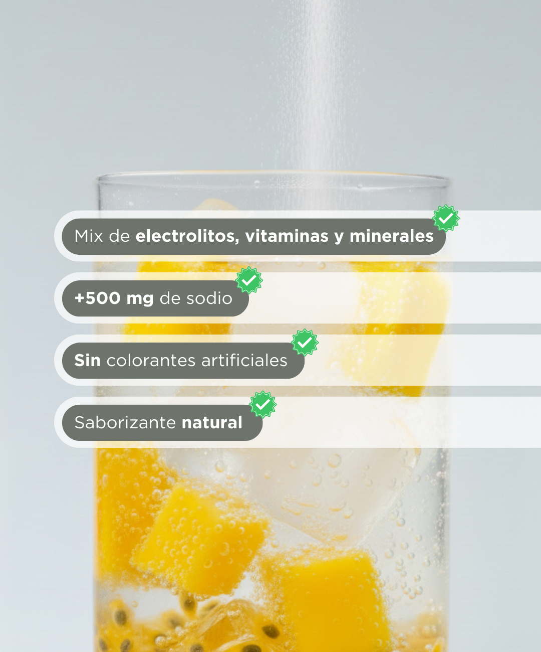 Mix de Electrolitos Tropical 50 unidades