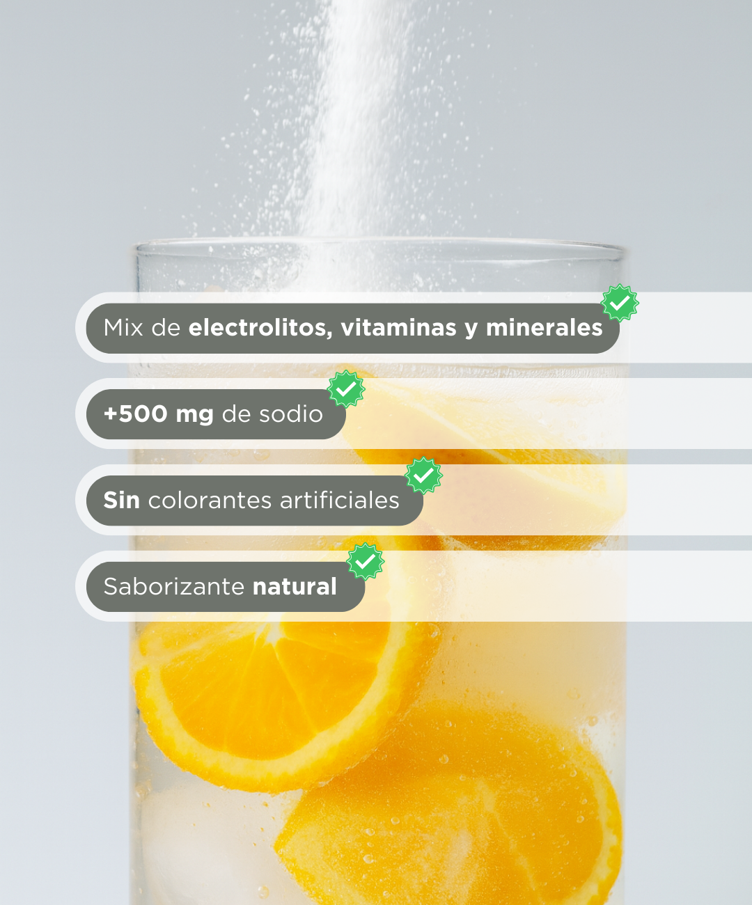 Electrolitos Naranja 30 unidades - 35% OFF