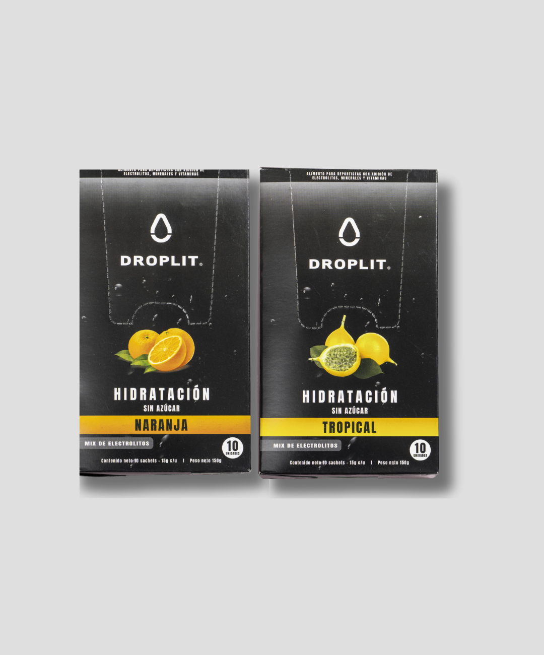 Pack de Electrolitos Mix sabores - 20 unidades (sabor Naranja y Tropical)